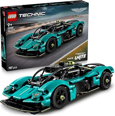 LEGO Technic Aston Martin Valkyrie Raceauto Speelgoed - Auto Bouwpakket voor Kinderen met V12-Motor en Openende Vleugeldeuren - Cadeau voor Jongens en Meisjes vanaf 9 Jaar - 42208
