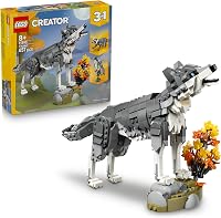 LEGO Creator 3-in-1 Bosdieren: Grijze Wolf Speelgoed voor Kinderen - outlet/retourdeal