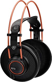 AKG K712 PRO koptelefoon Bekabeld Hoofdband Muziek Zwart, Oranje