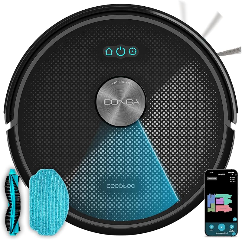 Cecotec Robotstofzuiger met gyroscoopnavigatie en app Conga M50 - outlet/retourdeal