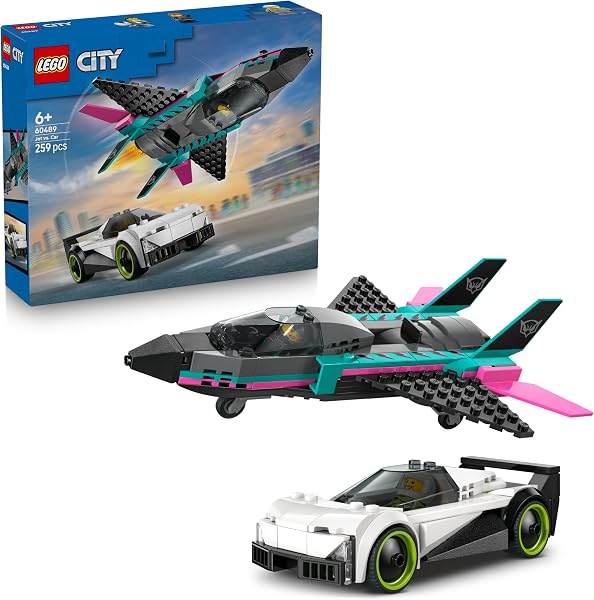 LEGO City Jet vs. Car Toy - outlet/retourdeal