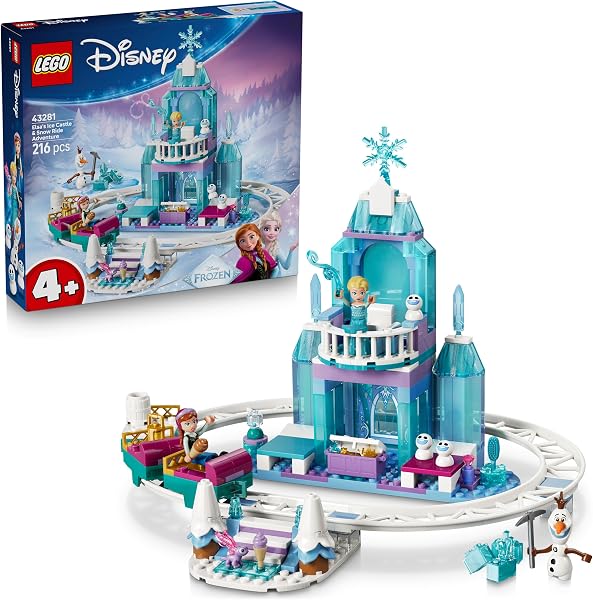 LEGO Disney Elsa's IJskasteel en Sneeuwrit - outlet/retourdeal