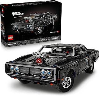 LEGO Technic Fast and Furious Dodge Charger R/T Auto Bouwpakket voor Volwassenen - Verzamelbare STEM Set met V8-motor en Vering - Nostalgisch Cadeau voor Mannen, Vrouwen en Fans - 42231