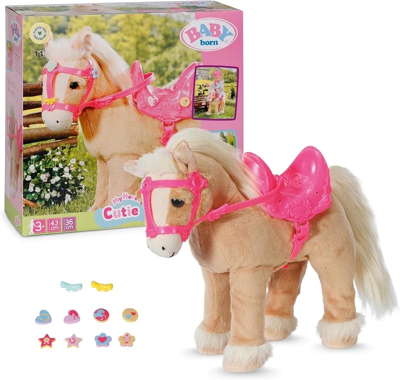 BABY born Mijn paard Cutie met Click & Play en draagbox - outlet/retourdeal