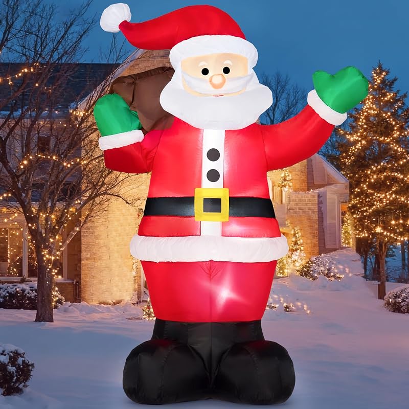 Joiedomi 182 cm opblaasbare kerstman - outlet/retourdeal
