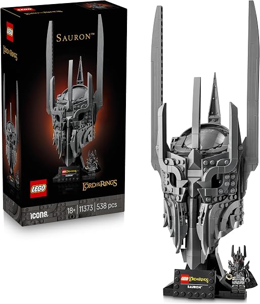 LEGO Icons The Lord Of The Rings: de Helm van Sauron - tweedehands - als nieuw — outlet/retourdeal