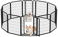 Yaheetech 12-delige puppyren 80 cm hoog - outlet/retourdeal