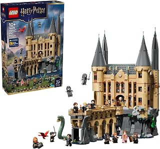 LEGO Harry Potter Kasteel Zweinstein: Oostvleugel - Bouwpakket voor Kinderen met 13 Minifiguren en Verzamelbare Patronus - Kinderkamer Decoratie - Cadeau voor Meisjes en Jongens Vanaf 10 Jaar - 76473