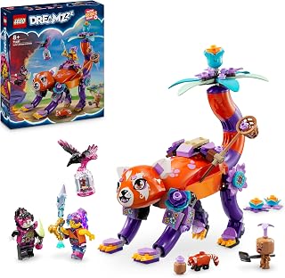 LEGO DREAMZzz 3in1 Izzie’s Dream Animals Set, Panda to Turtle to Bird Building Toy for 8 Plus Year Old Girls and Boys, Creative Playset with 2 Minifigures, Kids' Birthday Gift Idea 71481