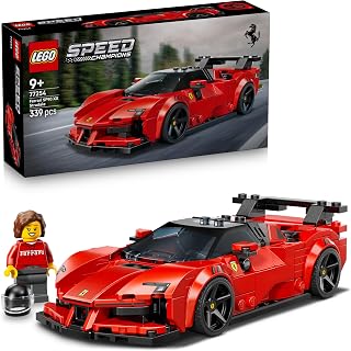 LEGO Speed Champions Ferrari SF90 XX Stradale Sportauto – Auto Bouwpakket voor Kinderen met Verzamelbare F1 Coureur Minifiguur – Vaderdag Cadeau voor Vaders en Motorsportfans – 77254