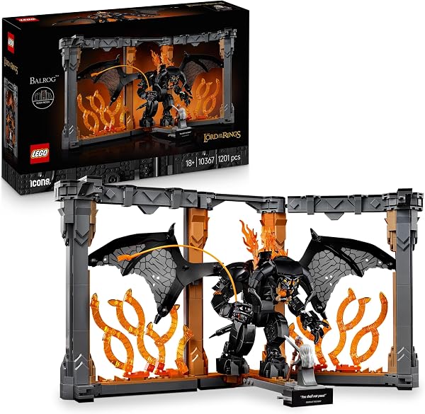 LEGO Icons The Lord of the Rings: Balrog Boekensteun Bouwpakket voor - outlet/retourdeal
