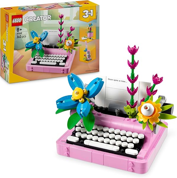 LEGO Creator 3in1 Typewriter with Flowers Toy - outlet/retourdeal