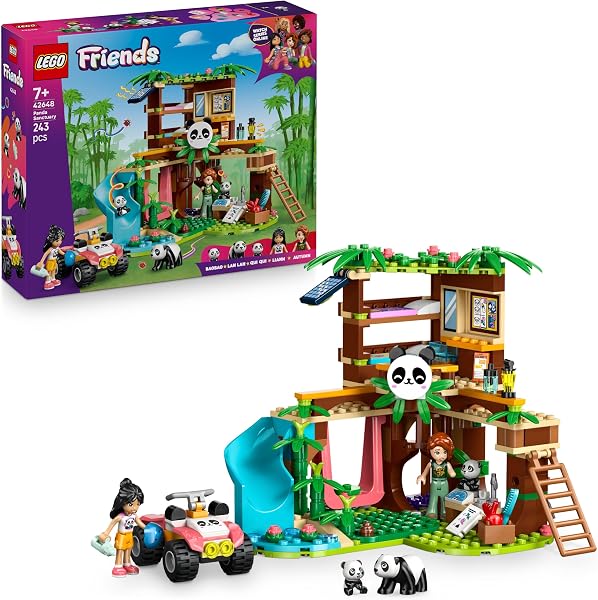 LEGO Friends De Pandaopvang Dieren Speelgoed voor Kinderen met Boomhut - outlet/retourdeal