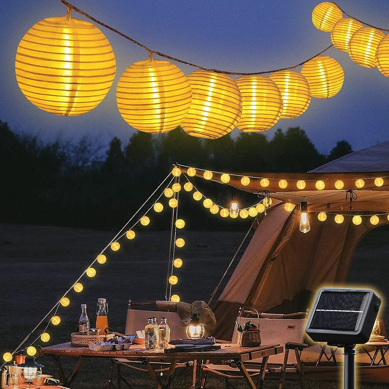 Salcar 10m Solar LED Lantaarn Lights Buiten - tweedehands - als nieuw — outlet/retourdeal