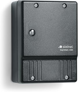 Steinel Schemerschakelaar met lichtsensor NightMatic 2000, schemersensor voor buiten, automatische verlichting, IP54, kleur: zwart