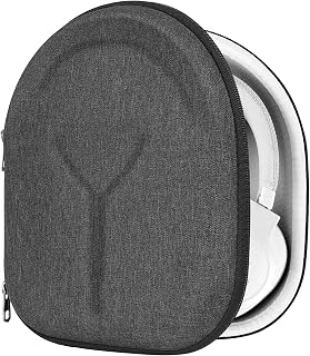 Geekria Shield-hoes voor koptelefoons compatibel met JBL TUNE 760NC/750NC/720BT, Live 770NC, vervangende harde reisetui met kabelopslag (donkergrijs)