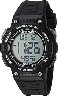 Armitron Sport Women's Digital Chronograph Resin Strap Watch, 45/7086