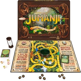 Jumanji The Game, nieuwste editie van het klassieke avonturenbordspel voor gezinnen en kinderen vanaf 8 jr.