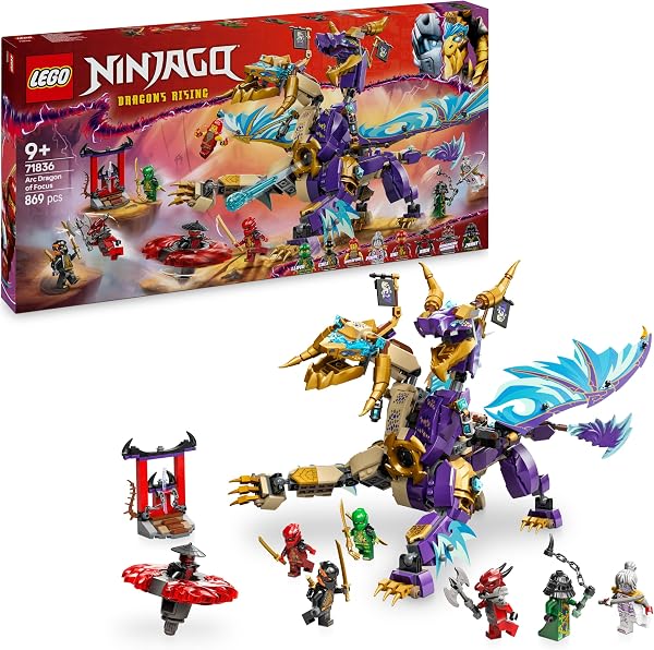 LEGO NINJAGO Boogdraak van Concentratie Speelgoed voor 9 jaar en - outlet/retourdeal