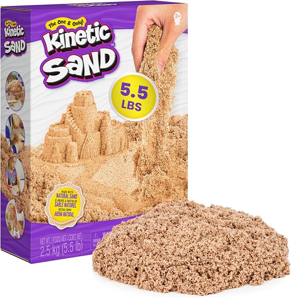 Kinetic Sand 2 5 kg natuurlijk speelzand om te mengen kneden en maken - outlet/retourdeal
