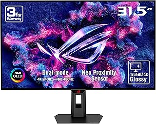 ROG Strix OLED XG32UCWMG Gaming Monitor - 32 inch (31,5 inch display) OLED glanzend 4K TrueBlack