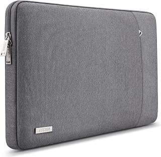 TECOOL Laptoptas Hoes Sleeve voor 13 Zoll MacBook Air M2 M1 2022-2018,13 MacBook Pro M2 M1 2022-2016,12,3 Zoll Surface Pro 8 7 6 5 4, XPS 13, 12,9 iPad Pro Tablet Notebook Beschermhoes,Donker grijs