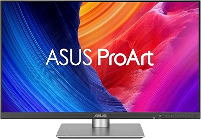 ASUS ProArt Display PA32QCV, professionele monitor 31,5 inch 6K IPS (6016 x 3384), 60 Hz, 5ms (GTG) Response Time, 98% DCI-P3, Color Accuracy ΩE < 2, Thunderbolt 4-aansluitingen, HDMI, DisplayPort