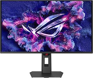 ASUS ROG Strix OLED XG27AQDNG, 26,5 inch QD-OLED Gaming Monitor (2560 x 1440), 0,03ms Response Time, 360Hz, ELMB en compatibel met G-SYNC, Neo Proximity Sensor, DisplayWidget Center, Zwart