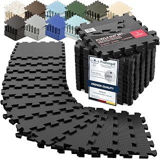 Beschermende Vloermatten Zachte Foam Tegels in Elkaar Grijpende Schuimmatten - 18 Stuks EVA Schuim Puzzelmatten | Vloermat Bescherming, Puzzel Sportmatten Set Vloerbeschermingsmatten Beschermmat Sport