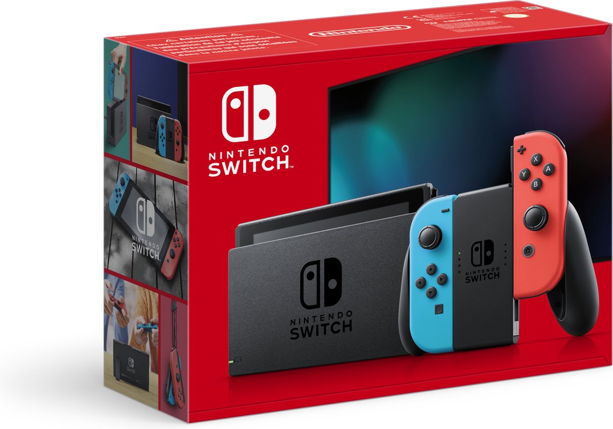 Nintendo Switch Console Blauw/Rood - refurbished — outlet/retourdeal