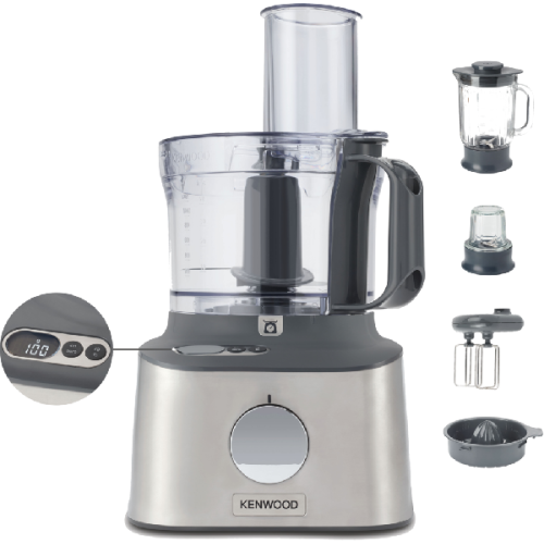 KENWOOD Foodprocessor Multipro Compact+ FDM313SS - als nieuw — outlet/retourdeal