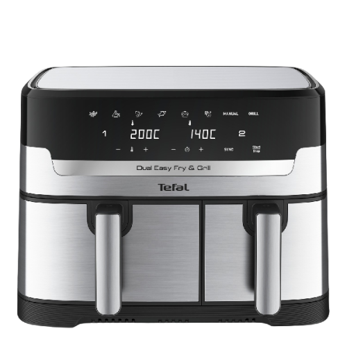 TEFAL EY905D DUAL EASY FRY & GRILL XXL - als nieuw — outlet/retourdeal