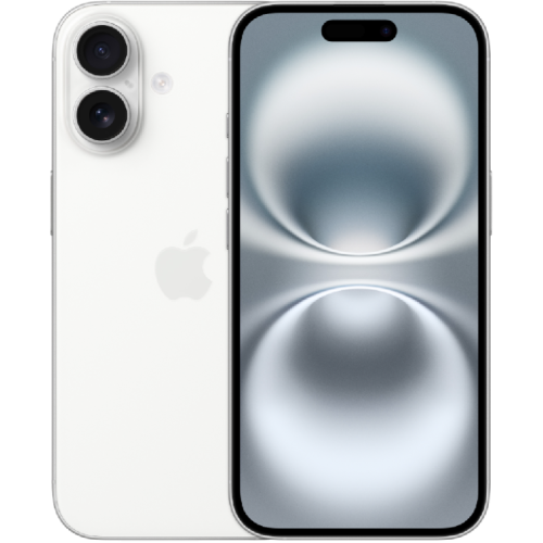 APPLE iPhone 16 5G 128 GB Wit - als nieuw — outlet/retourdeal