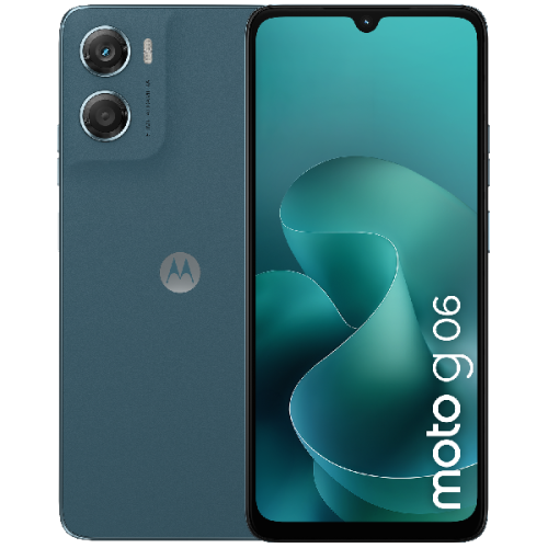 MOTOROLA Moto G06 4GB 256 GB Blauw - als nieuw — outlet/retourdeal