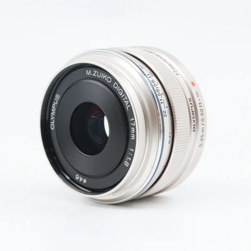 Olympus M.Zuiko Digital 17mm f/1.8 zilver occasion - tweedehands (occasion) — outlet/retourdeal